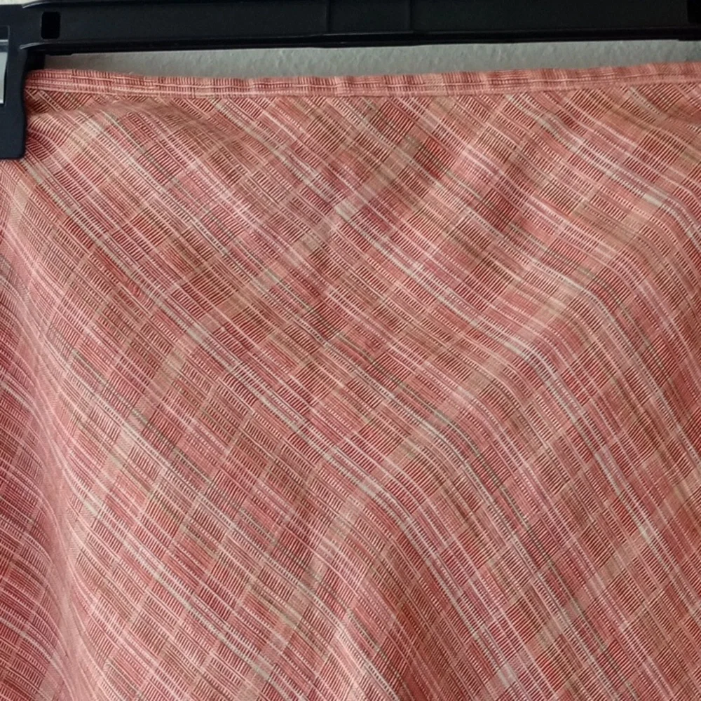 Patagonia Midi Pink Natural Hemp Skirt With Side Button Detail Size 10 - Picture 4 of 7